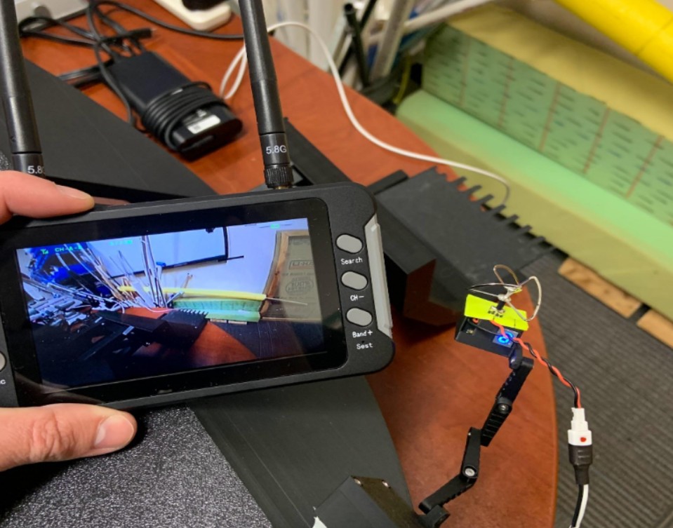 Live Camera Feed Through FPV Monitor