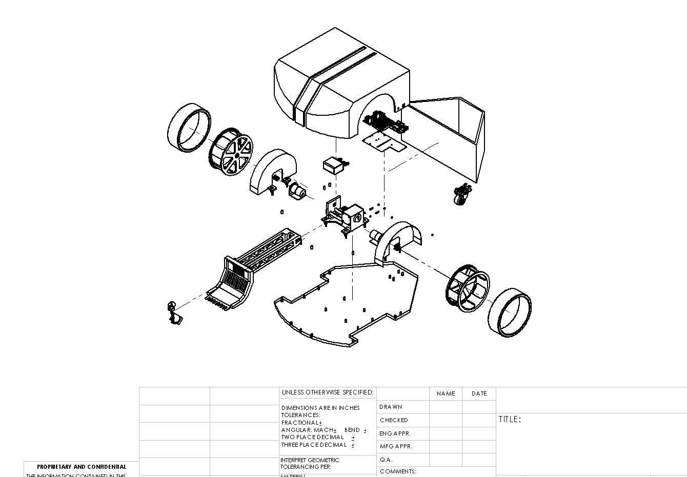 Exploded View of CAD Assembly